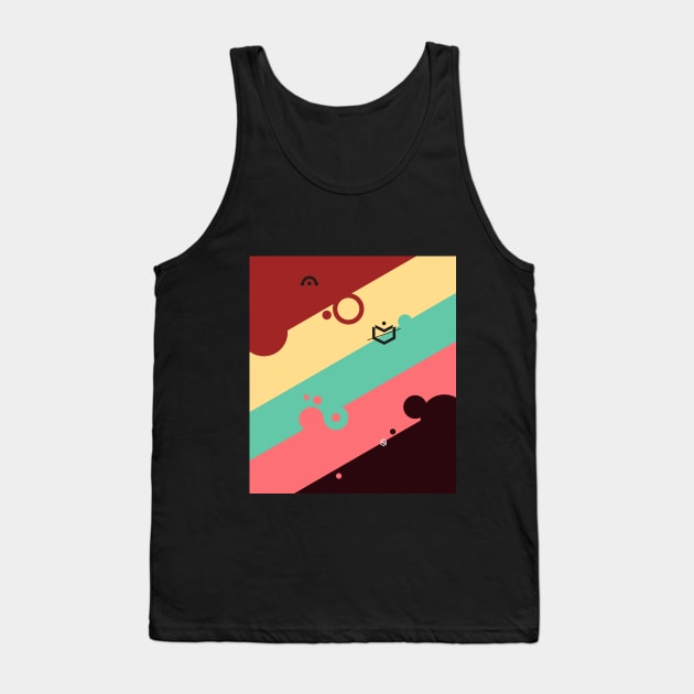 Typohole stripes. Color Lovers Tank Top by typohole